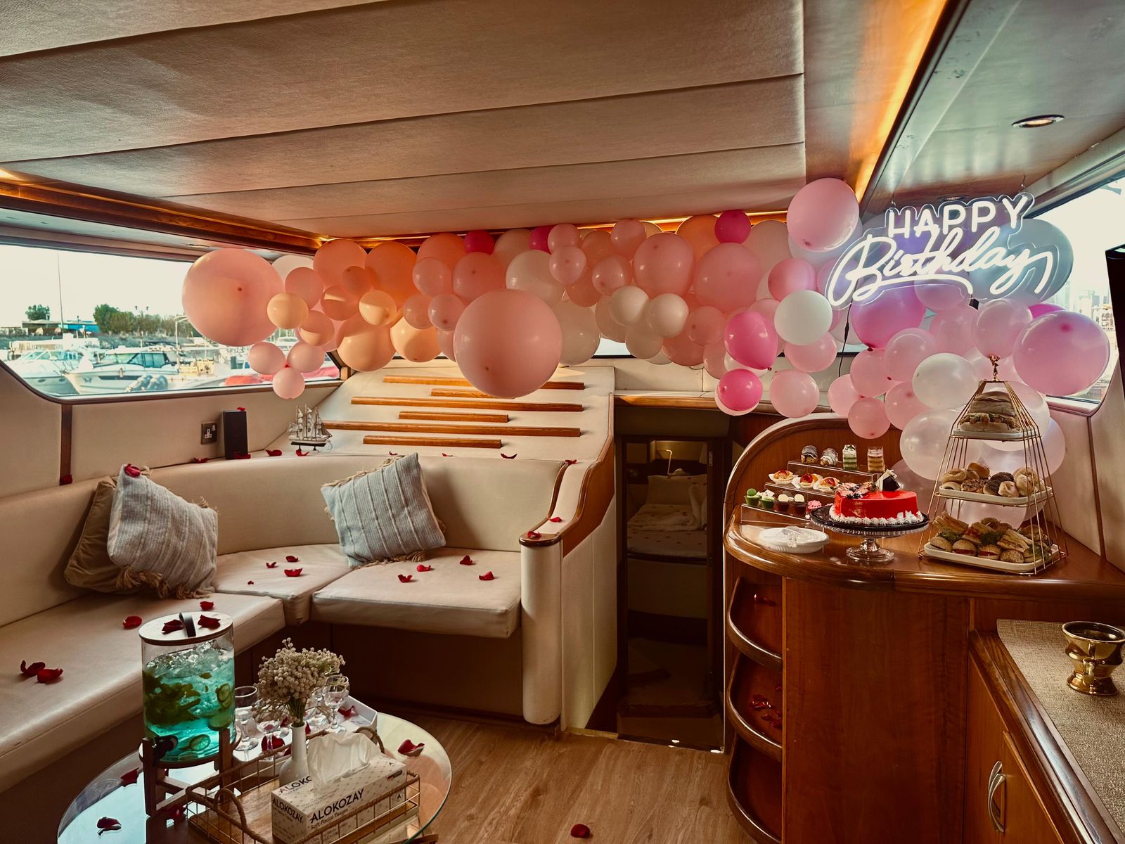 sunshine yacht interior