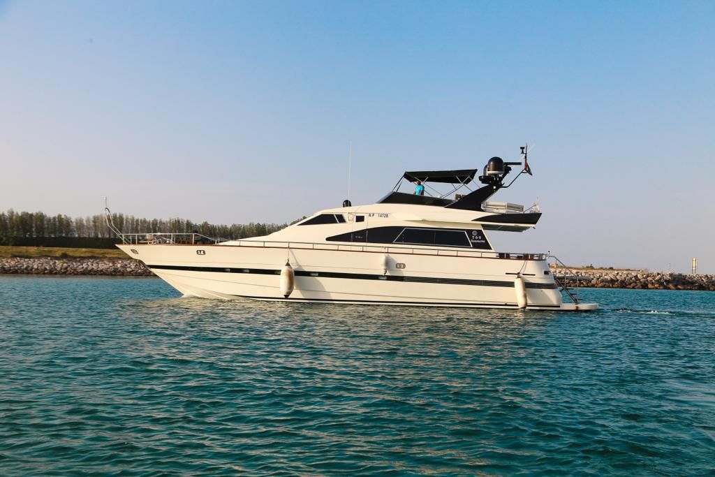 Techno yacht exterior